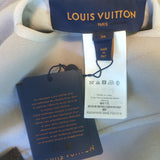 Louis Vuitton Reversible Signature Hooded Wrap Coat Taupe/Gray Monogram Size 36