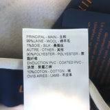 Louis Vuitton Reversible Signature Hooded Wrap Coat Taupe/Gray Monogram Size 36