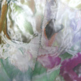 Dries Van Noten Cloudy Floral Print Button-Front Blouse Green/Multi Silk Size 42