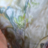 Dries Van Noten Cloudy Floral Print Button-Front Blouse Green/Multi Silk Size 42