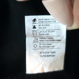 Vince Open-Back Sweater Black Cashmere-Blend Size Small Boatneck Pullover