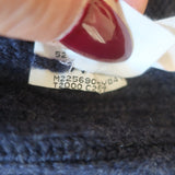 Brunello Cucinelli Ribbed Cashmere Crewneck Sweater Navy Size 48