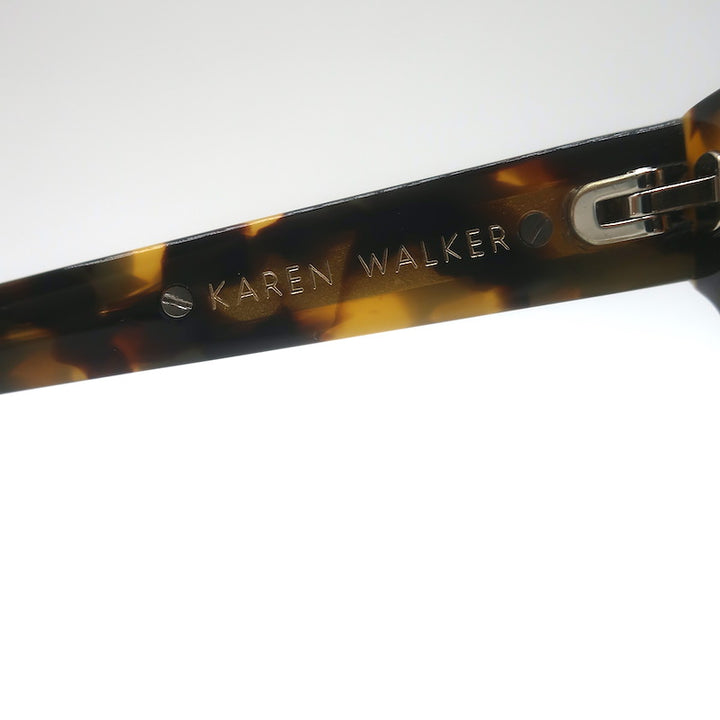 Karen Walker Banks Oversize Rectangle Sunglasses Tortoise 1801757 51mm