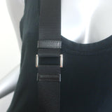 Prada Vela Small Hunting Bag Black Nylon Buckle Flap Crossbody