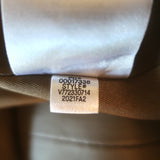 Vince Belted Leather Midi Skirt Olive Brown Size 00 NEW