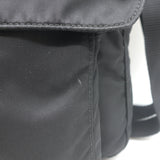 Prada Vela Small Hunting Bag Black Nylon Buckle Flap Crossbody