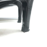 ANINE BING Nina Slingback Pumps Black Croc-Embossed Patent Leather Size 39