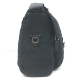 Prada Vela Small Hunting Bag Black Nylon Buckle Flap Crossbody