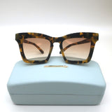 Karen Walker Banks Oversize Rectangle Sunglasses Tortoise 1801757 51mm