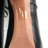 Alaia Platform Hiking Boots Black Leather Size 41 Lace-Up Ankle Boots