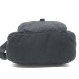 Prada Vela Small Hunting Bag Black Nylon Buckle Flap Crossbody