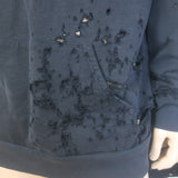Greg Lauren Hero Hoodie Sweatshirt with Cape Black Size 2