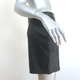 Rag & Bone/JEAN Racer Mini Skirt Black Leather Size 27 NEW