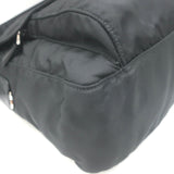 Prada Vela Small Hunting Bag Black Nylon Buckle Flap Crossbody