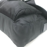 Prada Vela Small Hunting Bag Black Nylon Buckle Flap Crossbody