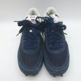 Nike x Sacai x Fragment Design LD Waffle Sneakers Navy Size 4.5