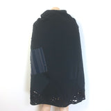Greg Lauren Hero Hoodie Sweatshirt with Cape Black Size 2