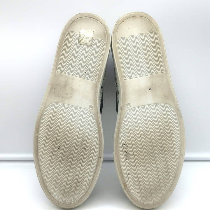 Givenchy Two-Tone Lace Slip-On Skate Sneakers Black &amp; White Size 41