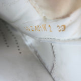 Valentino Rockstud Untitled Open Sneakers White Leather Size 39