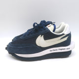 Nike x Sacai x Fragment Design LD Waffle Sneakers Navy Size 4.5