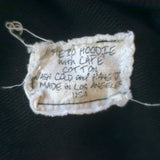 Greg Lauren Hero Hoodie Sweatshirt with Cape Black Size 2