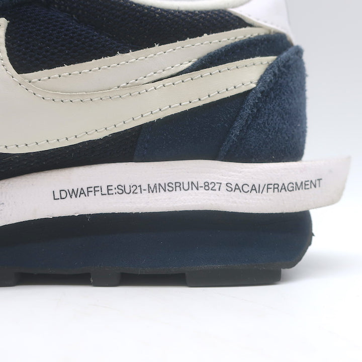 Nike x Sacai x Fragment Design LD Waffle Sneakers Navy Size 4.5