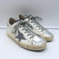 Golden Goose Superstar Private Edition Sneakers White & Silver Leather Size 35