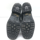 Jimmy Choo Brooklyn Moto Boots Black Leather Size 38.5