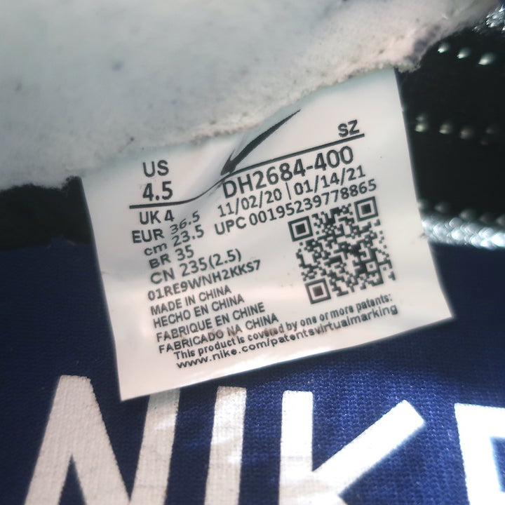 Nike x Sacai x Fragment Design LD Waffle Sneakers Navy Size 4.5