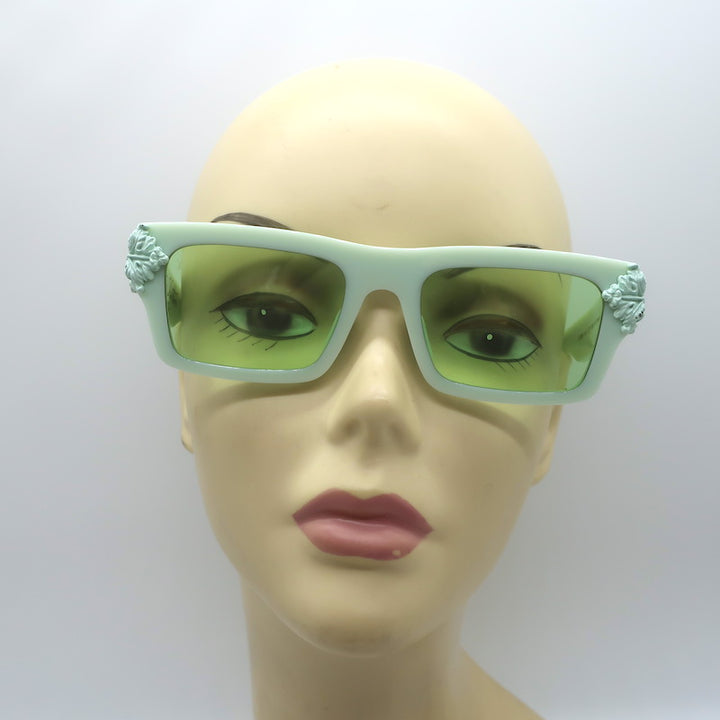 Louis Vuitton Montgomery Square Sunglasses Seafoam Z1328E 91Z 53mm