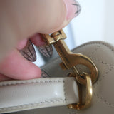 Saint Laurent Gaby Vanity Bag Ecru Quilted Leather Mini Crossbody