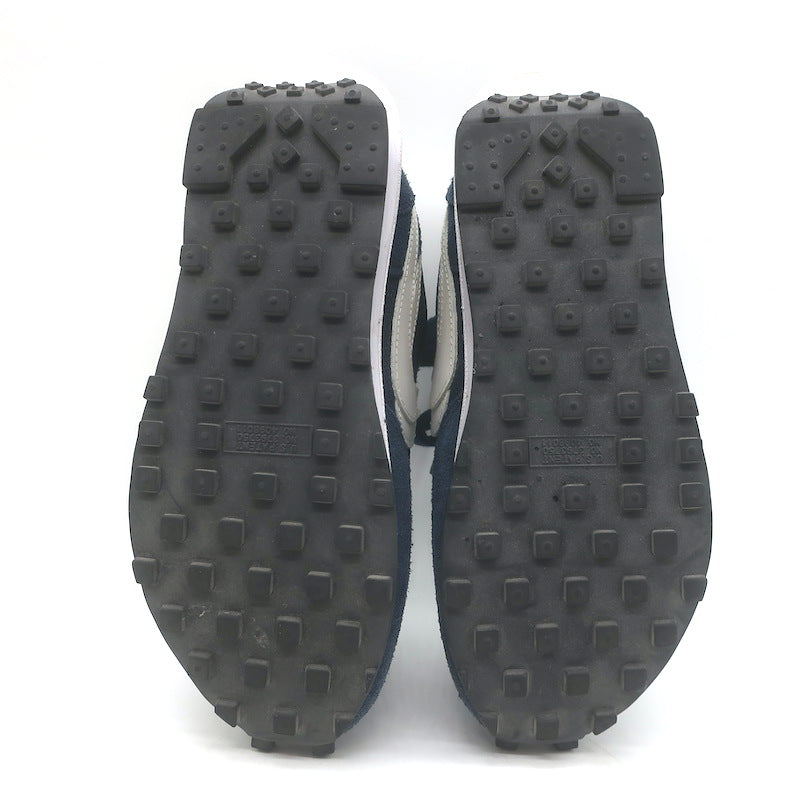 Nike x Sacai x Fragment Design LD Waffle Sneakers Navy Size 4.5