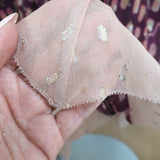 Ulla Johnson Asymmetric Midi Dress Aurelie Bordeaux Silk-Blend Fil Coupe Size 6