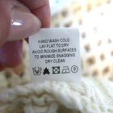 Monday Swimwear Athens Crochet Pants Ivory Cotton-Blend Size Small NEW