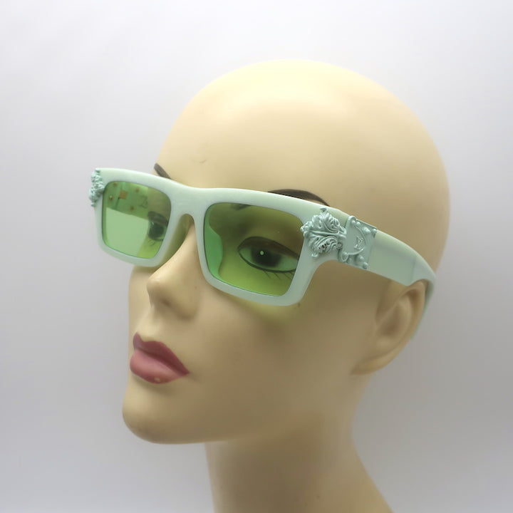 Louis Vuitton Montgomery Square Sunglasses Seafoam Z1328E 91Z 53mm
