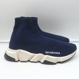 Balenciaga Speed Sock Sneakers Navy Size 9