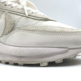 Nike x Sacai LD Waffle Sneakers White Nylon & Suede Size 4