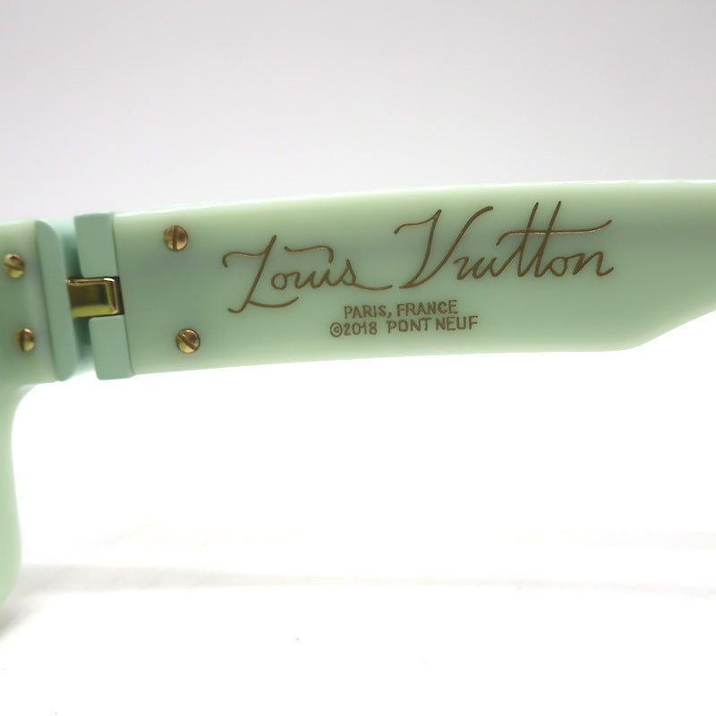 Louis Vuitton Montgomery Square Sunglasses Seafoam Z1328E 91Z 53mm