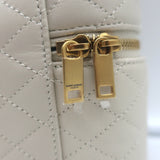 Saint Laurent Gaby Vanity Bag Ecru Quilted Leather Mini Crossbody
