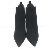 Manolo Blahnik Tungade Ankle Boots Black Suede Size 41 Pointed Toe Booties
