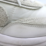 Nike x Sacai LD Waffle Sneakers White Nylon & Suede Size 4