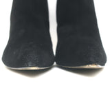 Manolo Blahnik Tungade Ankle Boots Black Suede Size 41 Pointed Toe Booties