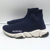 Balenciaga Speed Sock Sneakers Navy Size 9