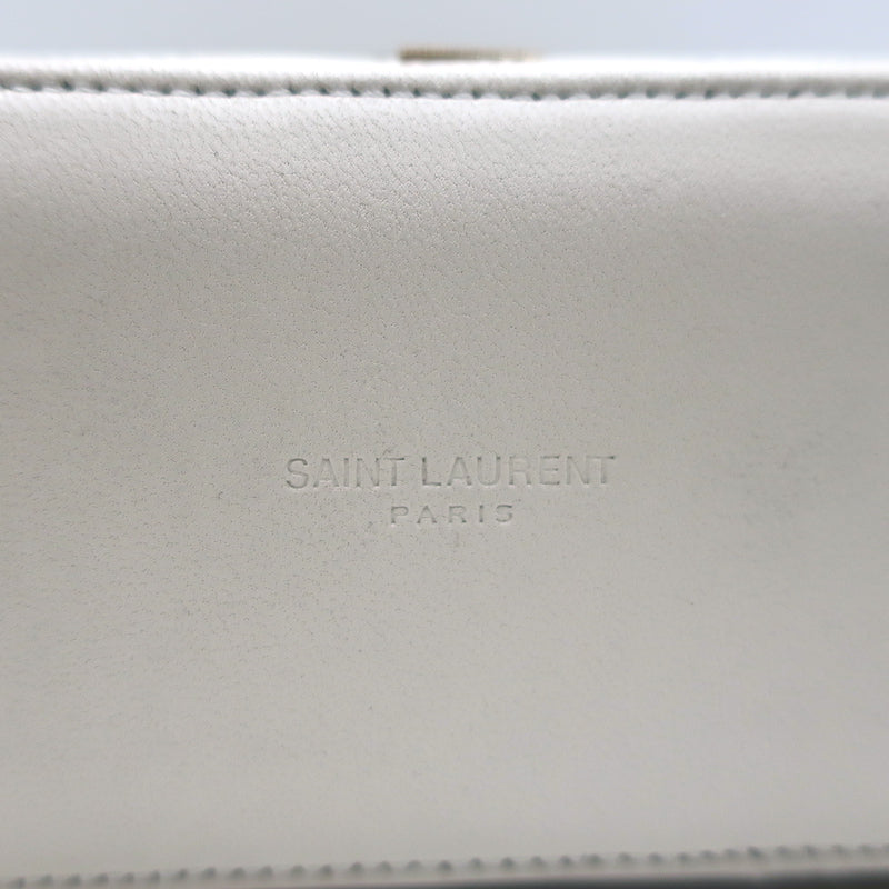 Saint Laurent Gaby Vanity Bag Ecru Quilted Leather Mini Crossbody