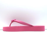 Gucci Pascar GG Marmont Platform Flip Flop Sandals Pink Size 38