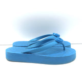 Gucci Pascar GG Marmont Platform Flip Flop Sandals Blue Size 38