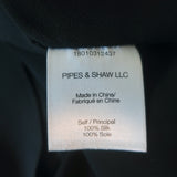 Veronica Beard Mini Dress Naomi Black Floral Print Pleated Silk Size 6