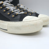 Christian Dior Walk'n'Dior High Top Sneakers Black Leather-Trim Knit Size 41