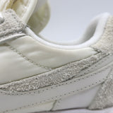 Nike x Sacai LD Waffle Sneakers White Nylon & Suede Size 4