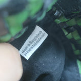 Clare V. Fifi Mini Shoulder Bag Green & Black Woven Leather